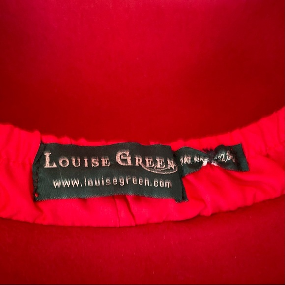 Louise Green Red Cloche Hat - Picture 7 of 7